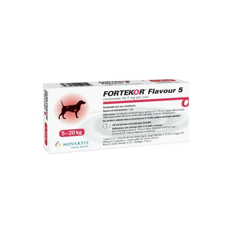 FORTEKOR FLAVOUR*14CPR 5MG FORTEKOR FLAVOUR*14CPR 5MG