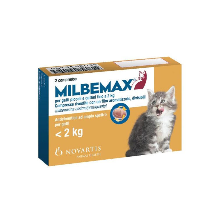 MILBEMAX*GIALLO 2CPR GATTINI