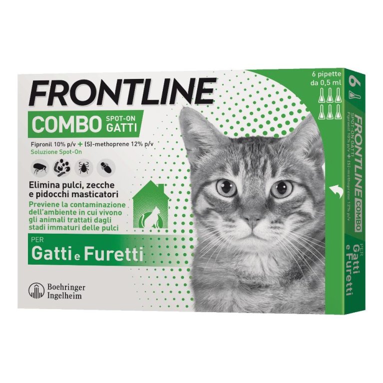 FRONTLINE COMBO*6PIP GATTI/FUR