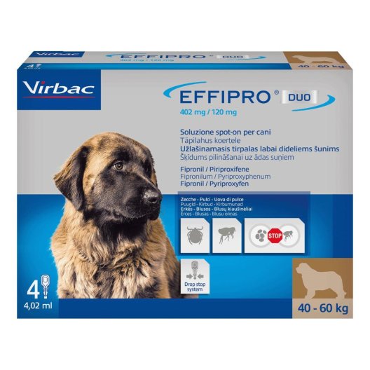 EFFIPRO DUO*4PIP 40-60KG CANI