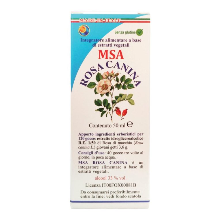 MSA ROSA CANINA 50ML MSA ROSA CANINA 50ML