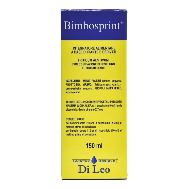 BIMBOSPRINT 150ML DI LEO BIMBOSPRINT 150ML DI LEO