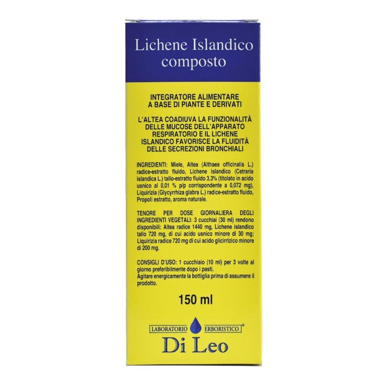 LICHENE SCIR 150ML DI LEO LICHENE SCIR 150ML DI LEO