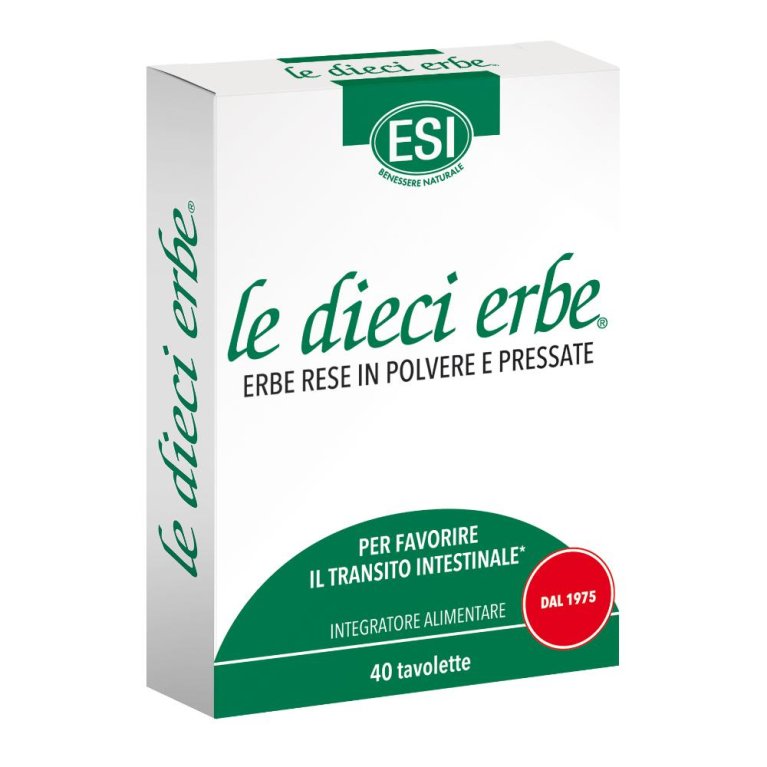 ESI LE DIECI ERBE 40TAV ESI LE DIECI ERBE 40TAV