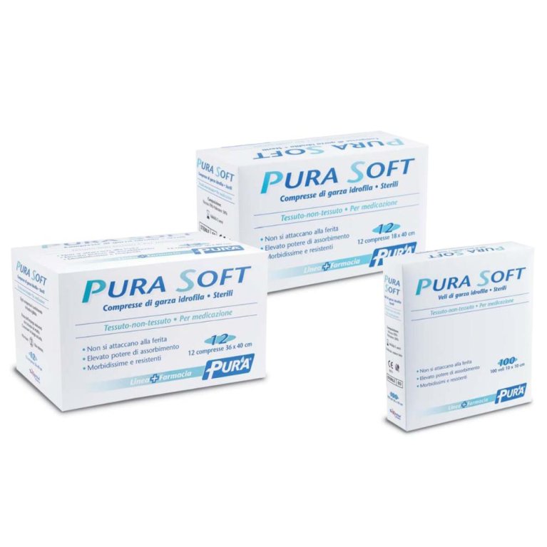PURA SOFT GARZA 18X40CM 12PZ PURA SOFT GARZA 18X40CM 12PZ