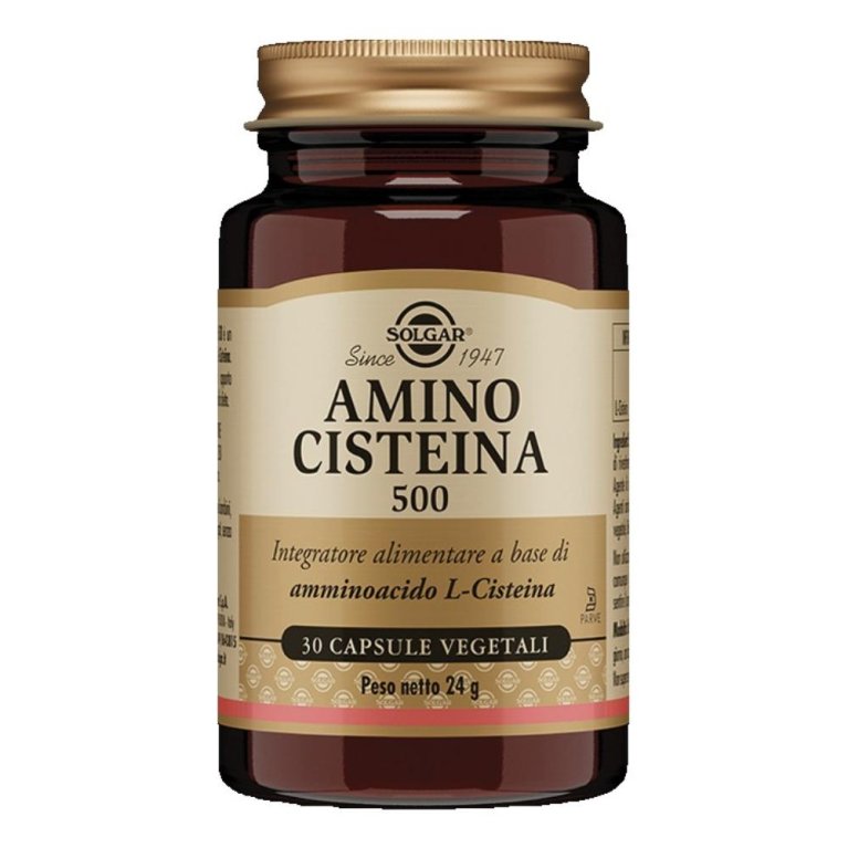 Amino Cisteina 500 Solgar - a base di L-Cisteina - 30 capsule