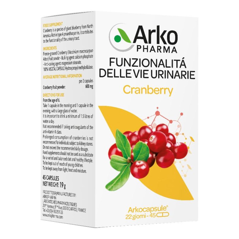CRANBERRY ARKOCAPSULE 45CPS