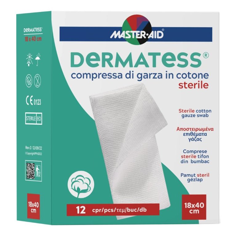 DERMATESS COT GARZA 18X40 12PZ