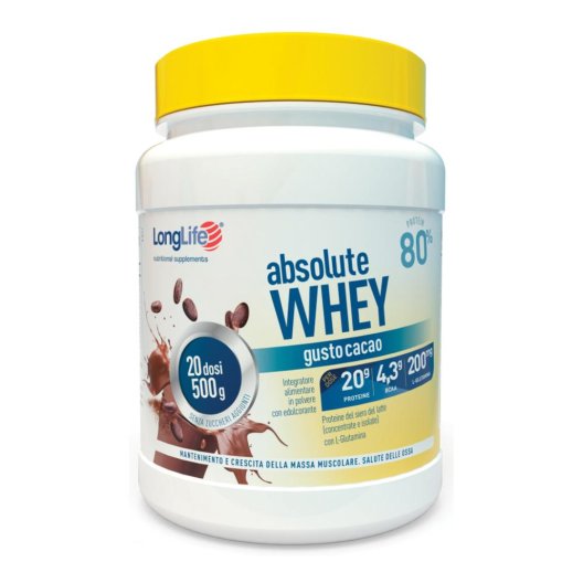 LONGLIFE ABSOLUTE WHEY CACAO LONGLIFE ABSOLUTE WHEY CACAO