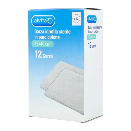 ALVITA GARZA IDROF 18X40 12PZ ALVITA GARZA IDROF 18X40 12PZ