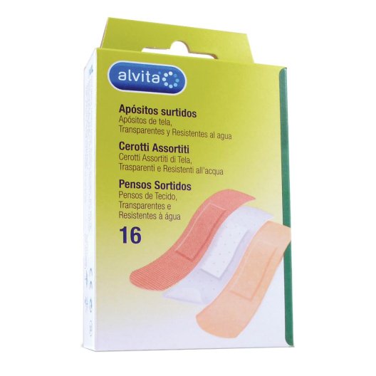 ALVITA CEROTTI ASSORTITI 16PZ ALVITA CEROTTI ASSORTITI 16PZ