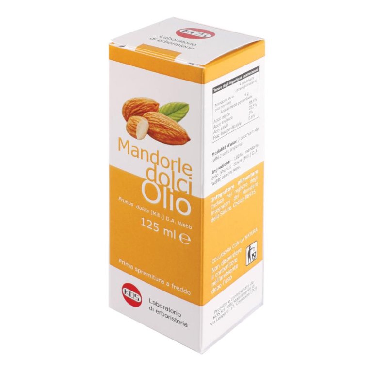 MANDORLA DOLCE OLIO VEG 125ML MANDORLA DOLCE OLIO VEG 125ML