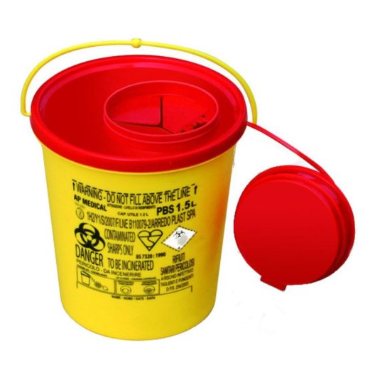 CONTENITORE RACC AGHI USATI CONTENITORE RACC AGHI USATI