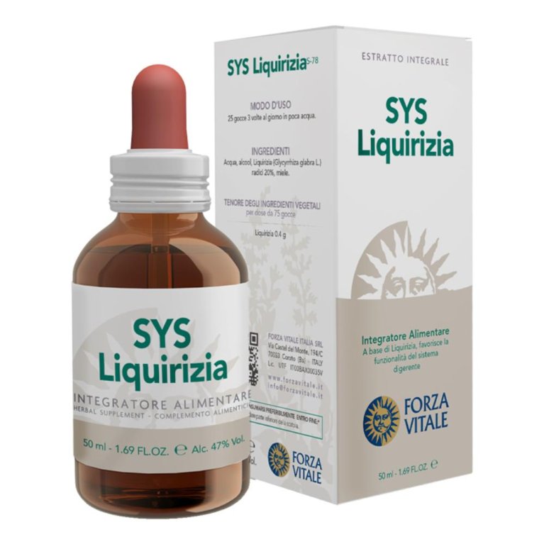 SYS LIQUIRIZIA GOCCE 50ML SYS LIQUIRIZIA GOCCE 50ML