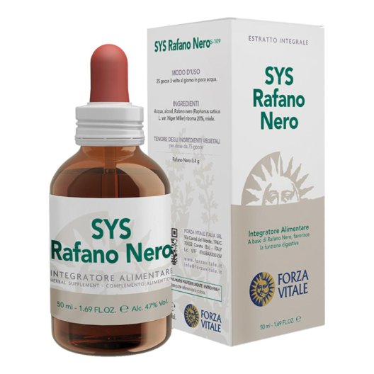 SYS RAFANO NERO GOCCE 50ML SYS RAFANO NERO GOCCE 50ML