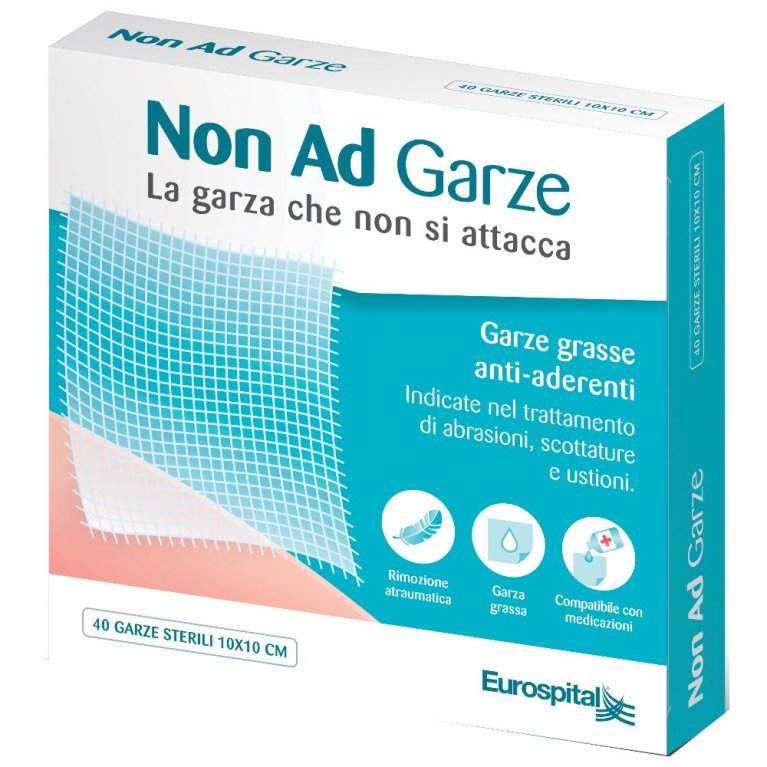 GARZA PARAFF NON AD 10X10 40PZ GARZA PARAFF NON AD 10X10 40PZ
