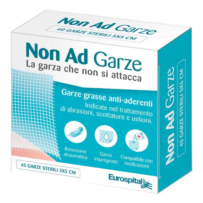 GARZA PARAFF NON AD 5X5 40PZ GARZA PARAFF NON AD 5X5 40PZ