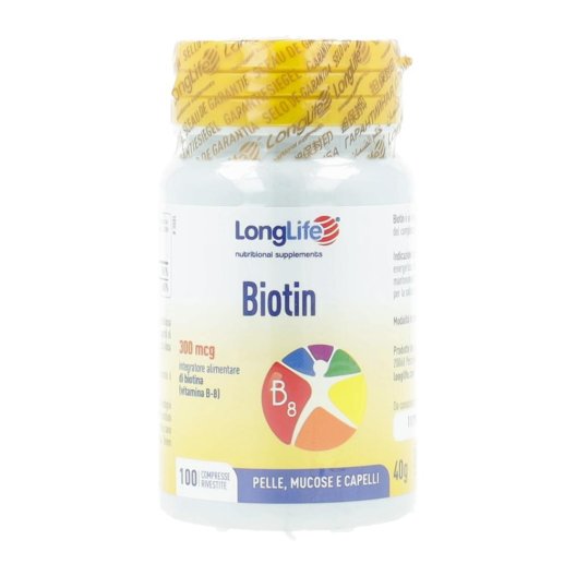 LONGLIFE BIOTIN 100CPR