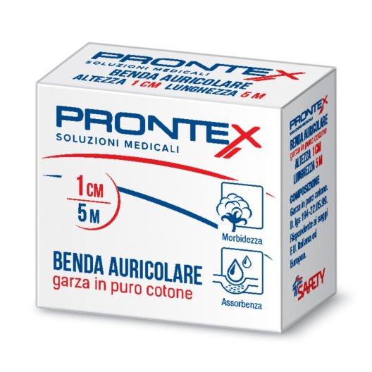 BENDA PRONTEX AURICOLARE 1CM BENDA PRONTEX AURICOLARE 1CM