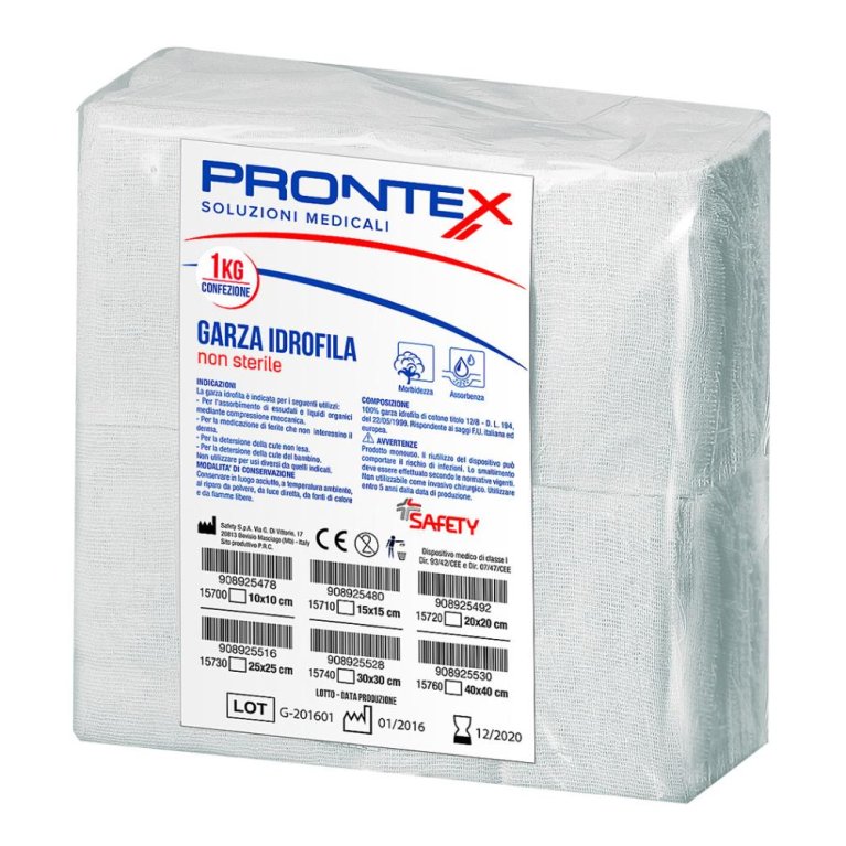GARZA PRONTEX 10X10CM 1KG GARZA PRONTEX 10X10CM 1KG