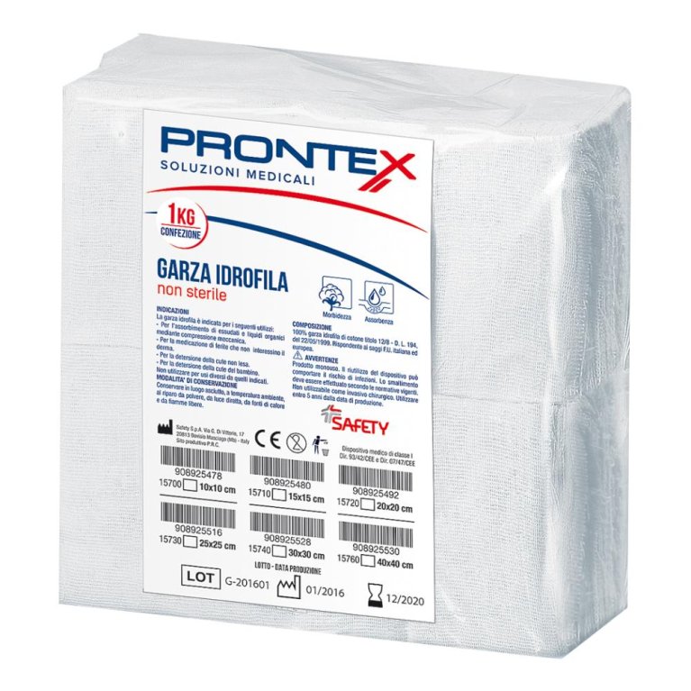 GARZA PRONTEX 25X25CM 1KG GARZA PRONTEX 25X25CM 1KG