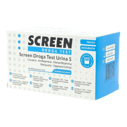 SCREEN DROGA TEST URINA 5 SCREEN DROGA TEST URINA 5
