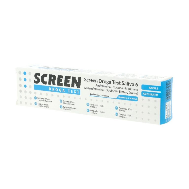 SCREEN DROGA TEST SALIVA 6