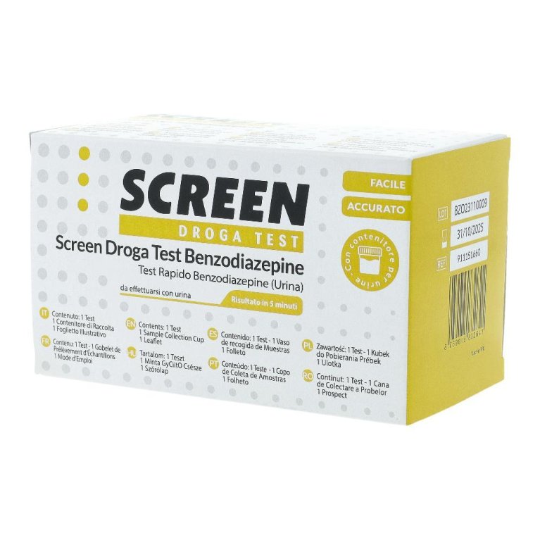 SCREEN DROGA TEST BENZODIAZEPI