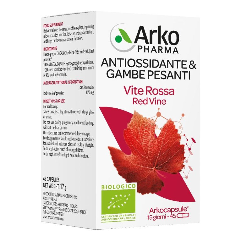 ARKOCPS VITE ROSSA BIO 45CPS ARKOCPS VITE ROSSA BIO 45CPS