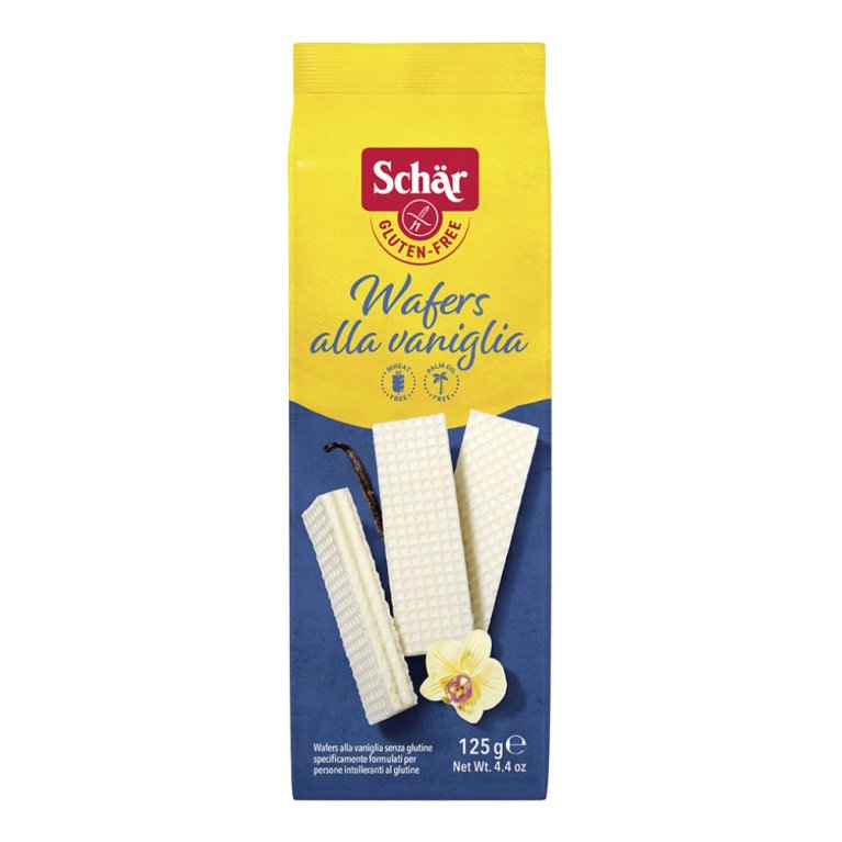 SCHAR WAFERS ALLA VANIGLIA125G SCHAR WAFERS ALLA VANIGLIA125G