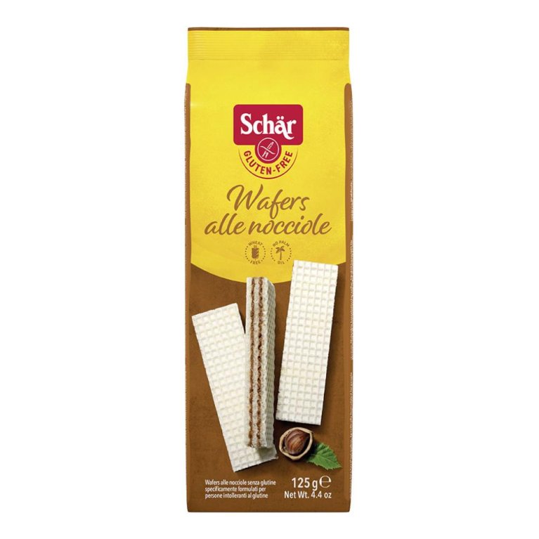 SCHAR WAFERS ALLE NOCCIOLE125G SCHAR WAFERS ALLE NOCCIOLE125G