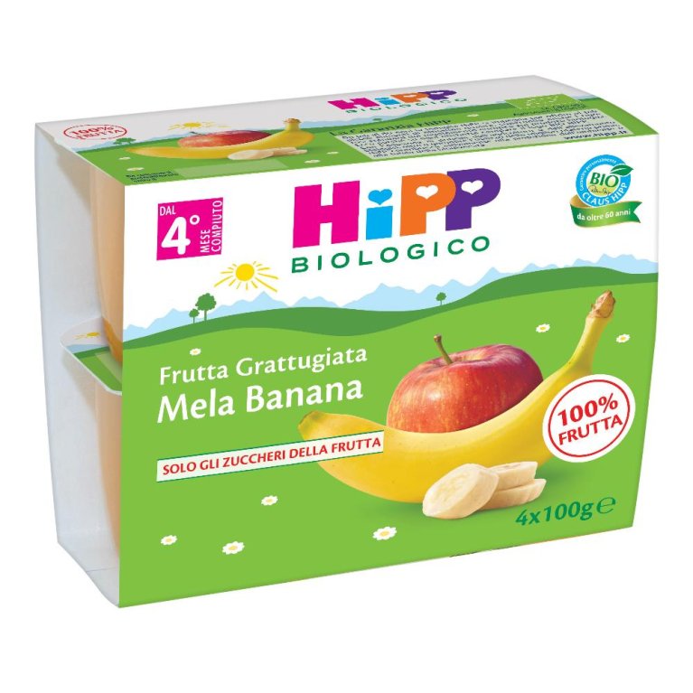 HIPP BIO FRU GRAT MELA/B4X100G HIPP BIO FRU GRAT MELA/B4X100G