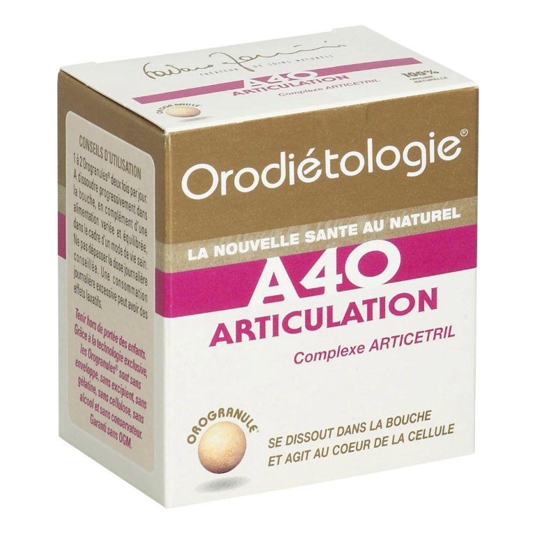 A40 ARTICULATION OROGRANULI A40 ARTICULATION OROGRANULI