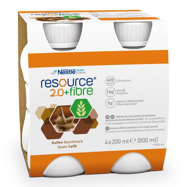 RESOURCE 2,0+FIBRE CAFFE'200ML RESOURCE 2,0+FIBRE CAFFE'200ML