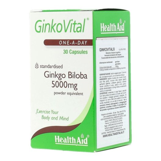 GINKOVITAL 30CPS 500MG