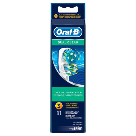 ORALB DUAL CLEAN EB417 TEST3PZ