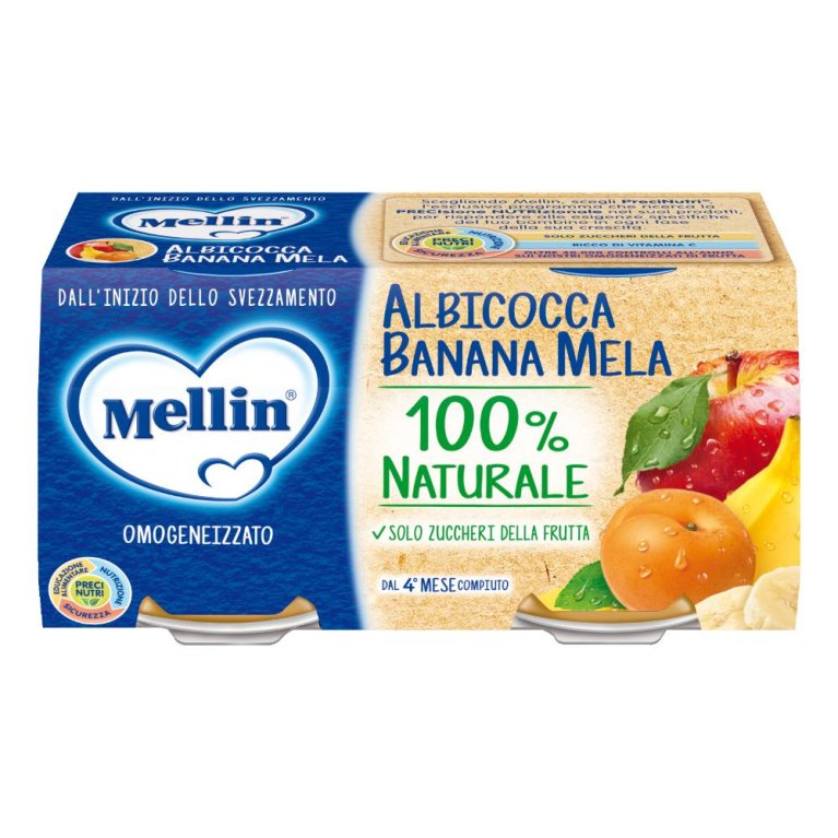 MELLIN OMOG ALB/BAN/MEL 2X100G MELLIN OMOG ALB/BAN/MEL 2X100G