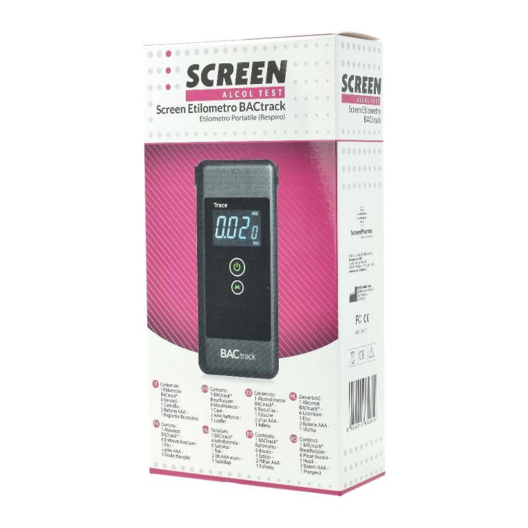 SCREEN ALCOL TEST BACTRACK