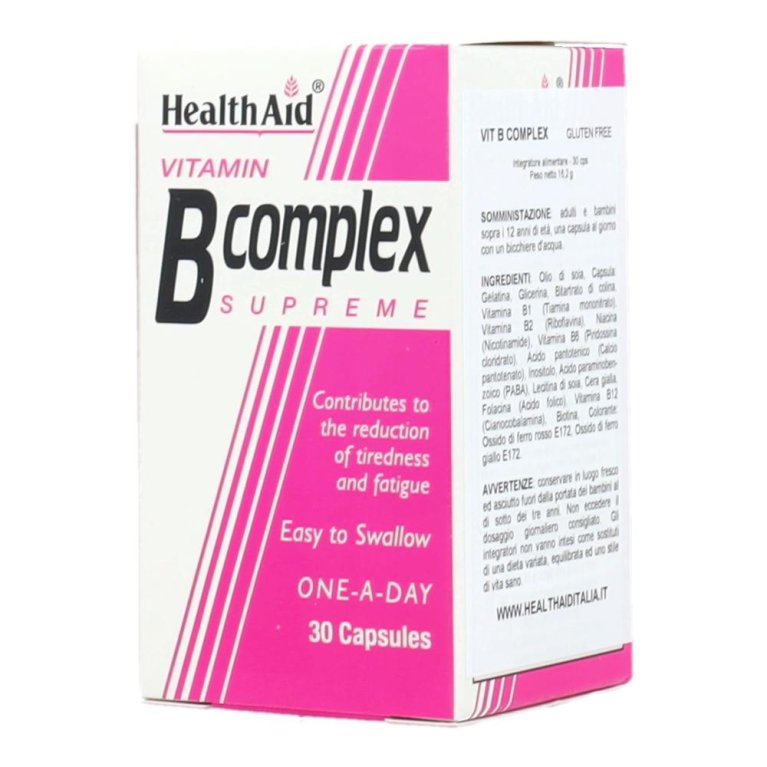 VITAMINA B COMPLEX SUPR 30CPS