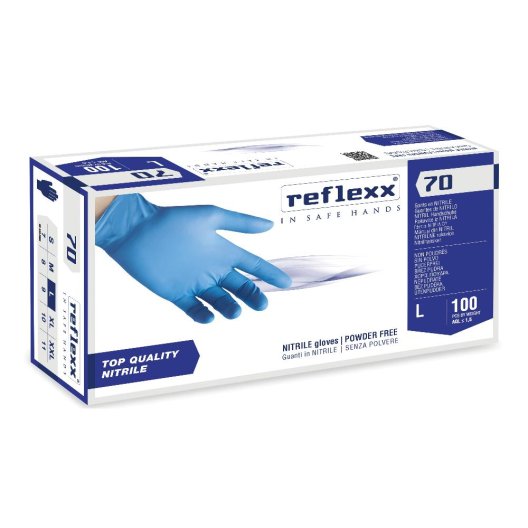 REFLEXX 70 GUANTO NIT L 100PZ