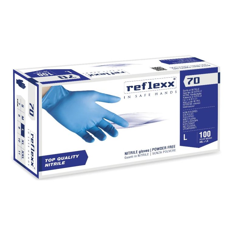 REFLEXX 70 GUANTO NIT L 100PZ