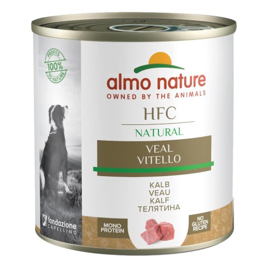 ALMO DOG NATURE 290 GR VITELLO