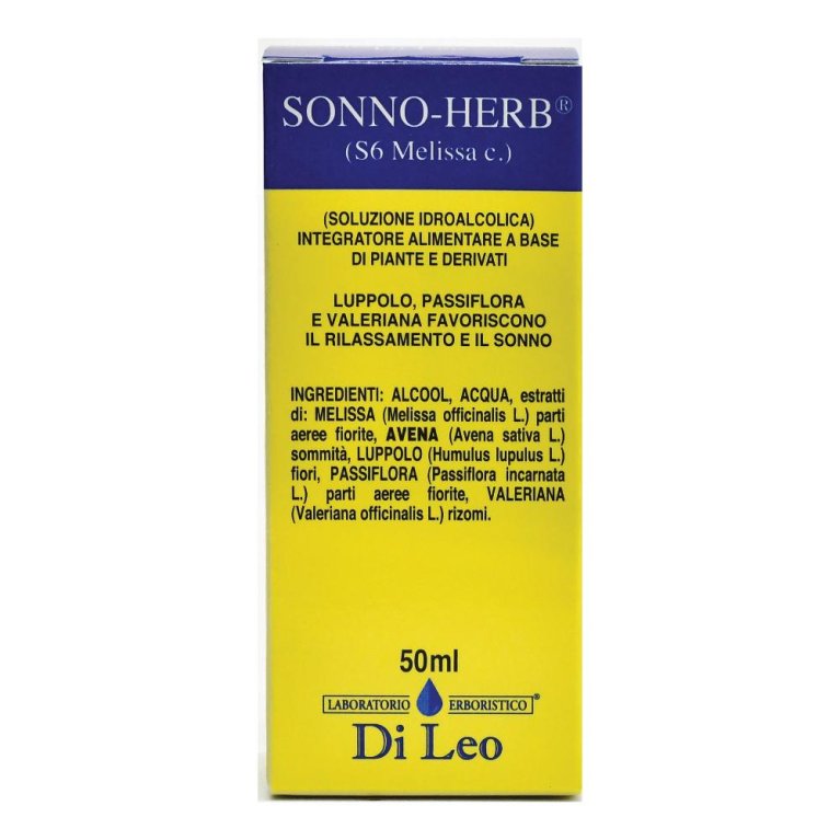 SONNO HERB S6 MELISSA 50ML SONNO HERB S6 MELISSA 50ML