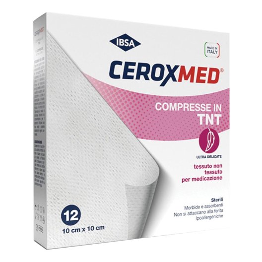 GARZA CEROXMED TNT 10X10 12PZ GARZA CEROXMED TNT 10X10 12PZ