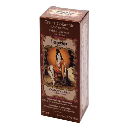 HENNE' CREMA CASTANO SCURO 90M