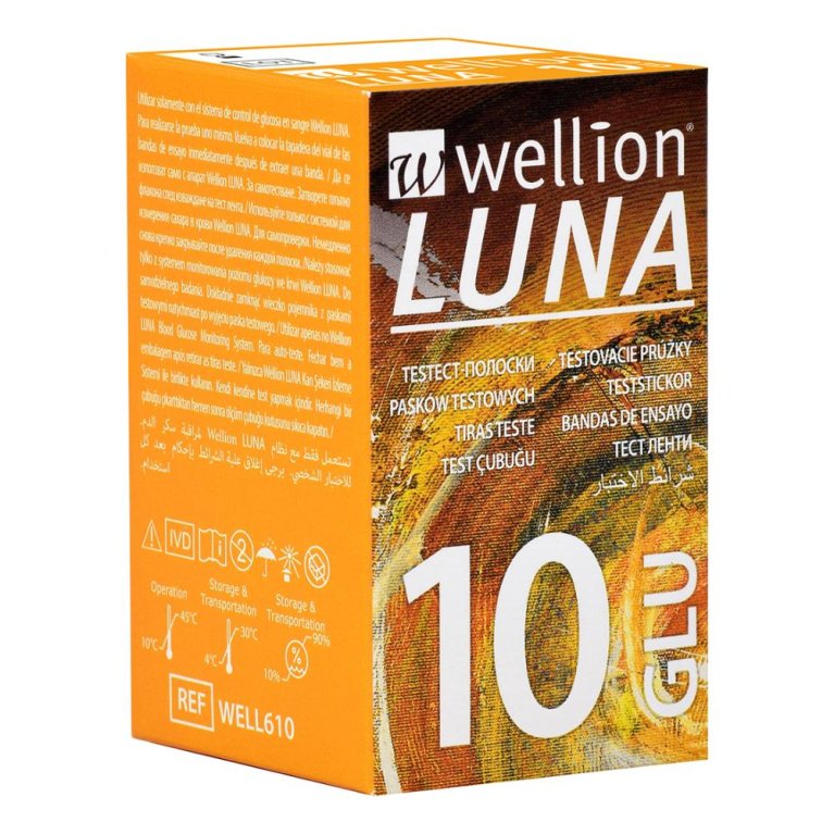 WELLION LUNA 10 STRIPS GLUCOSI WELLION LUNA 10 STRIPS GLUCOSI