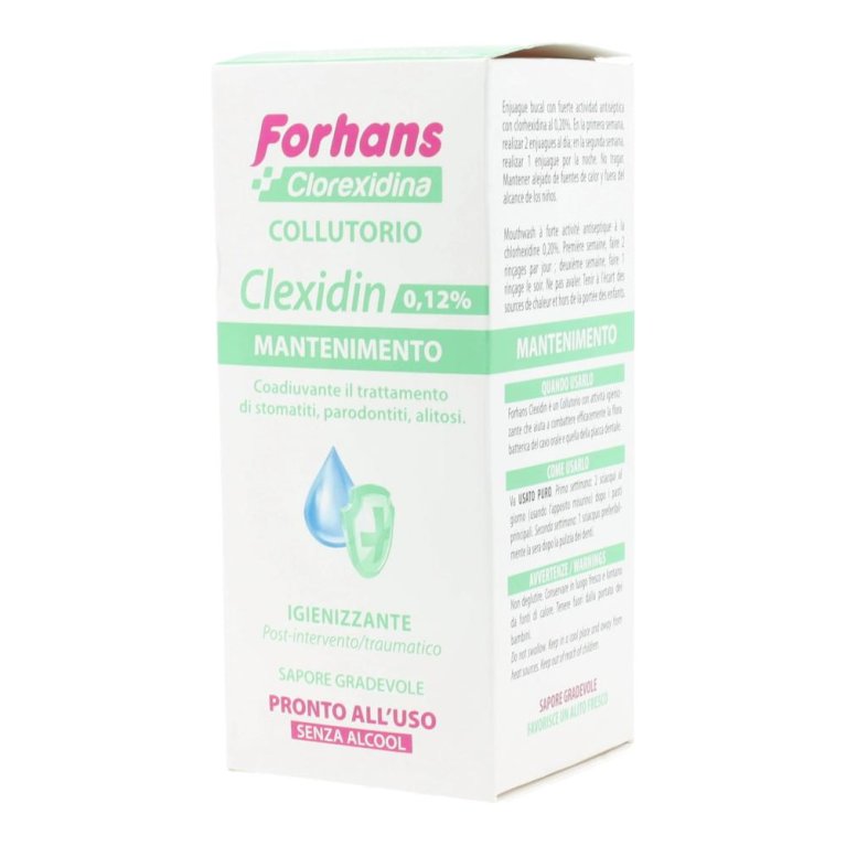 FORHANS CLEXIDIN 0,12 S/ALCOOL