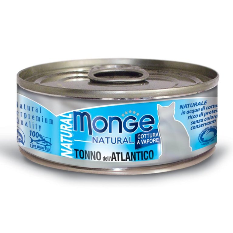 MONGE NAT TONNO ATLANTICO 80GR MONGE NAT TONNO ATLANTICO 80GR