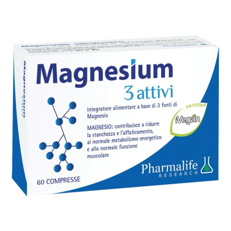 MAGNESIUM 3 ATTIVI 60CPR MAGNESIUM 3 ATTIVI 60CPR