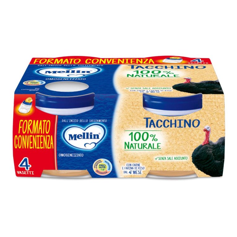 MELLIN OMOG TACCHINO 4X80G MELLIN OMOG TACCHINO 4X80G